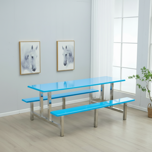 โต๊ะอาหารร่วมสมัยแบบพับได้ประหยัดพื้นที่โต๊ะรับประทานอาหารแบบเรียบง่ายทำจากสแตนเลส - Product Image 1