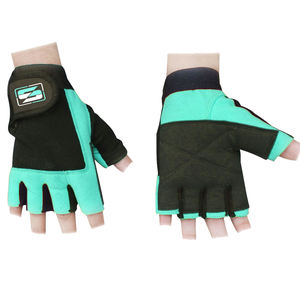 Comfortable and Durable Strong Grip Palm Protection Customized Half-Finger Leather Fitness Weightlifting Sports <b>Gloves</b> - Product Image 2