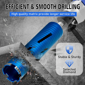 Dry <strong>Core</strong> <strong>Drill</strong> <strong>Bit</strong> Laser Welded Diamond <strong>Core</strong> <strong>Drill</strong> <strong>Bit</strong> for Reinforced Concrete Brick Masonry - Product Image 4
