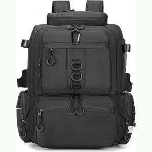 Échantillon gratuit : Sac à dos de pêche avec boîte à accessoires, sac à dos de pêche multi-poches avec porte-canne à pêche, résistant à l'eau - Product Image 6
