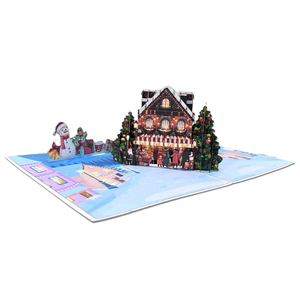 Tarjetas de Felicitación Navideñas de Anime al por Mayor, Ecológicas, de Papel, Decoraciones Festivas Hechas a Mano - Product Image 4