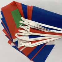 Tissu imprimé personnalisé Ligne de drapeau de bruant personnalisée pour la fête