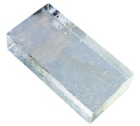 Blocs de verre massif fournis par l'usine, briques de verre isolantes thermiquement, briques de verre massif cristallin pour la décoration de maisons et bâtiments.