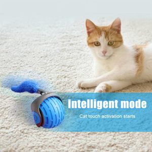 Factory Interactive Cat <b>Ball</b> Toys 360 Smart Self Fast Rolling Cat Toy Speedy Tail 2.0 Automatic Moving Peppy <b>Dog</b> Pet <b>Ball</b> Toys - Product Image 2