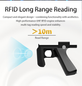 Lector de Mano <span class=keywords><strong>UHF</strong></span> <span class=keywords><strong>RFID</strong></span> XGSun con Empuñadura de Pistola, Terminal de Codificación y Escritura para un Control de Acceso Eficiente en Logística de Almacenes - Product Image 3