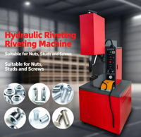 Machine de rivetage hydraulique automatique haute performance pour rivets auto-serrants et poinçonnage d'écrous