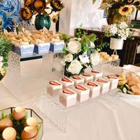 Vente en gros de vitrines et présentoirs en acrylique pour gâteaux et desserts, pour hôtels et restaurants, présentoirs alimentaires - Marque HONGZHAN Modèle HZ0080