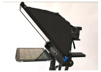 YISHI ZX15 Téléprompteur portable pliable de 15 pouces pour téléphone portable, smartphone, tablette, iPad, interview, tournage, prise de vue en direct, prise de vue de discours