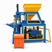 Machine automatique de fabrication de briques en ciment RPT4-10, presse hydraulique pour blocs de terre cuite creux et pleins emboîtables