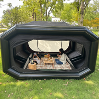 Tente gonflable légère de type capsule spatiale, tente de camping portable et imperméable pour l'extérieur, tente mobile à ouverture rapide