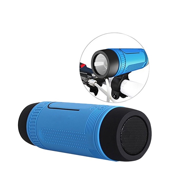 MGITEC Bluetooth Bicycle Speaker 4000mAh Power Bank Waterproof Speakers with Full Outdoor Accessories Bike Mount for Camping