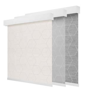 ستائر نوافذ مخصصة جاهزة من قماش واقي من الشمس، ستائر نوافذ شبه معتمة آلية، ستائر دوارة للمكاتب والفنادق - Product Image 1