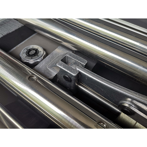 Camilla eléctrica ajustable para alfombra, con cuatro barras acoplables con pie de refuerzo, empaquetada con caja de herramientas para transporte - Product Image 3