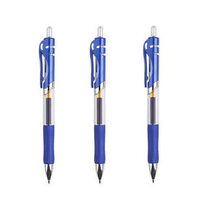 Office School Writing Retractable Gel <b>Pen</b> Set Wholesale Custom Logo Promotional <b>Gift</b> Plastic Gel Ink <b>Pen</b> - Product Image 1