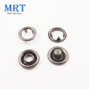 latón chaqueta cuatro partes <span class=keywords><strong>vaqueros</strong></span> de metal Botón de Primavera de Punta botón a <span class=keywords><strong>presión</strong></span> de metal para ropa - Product Image 4