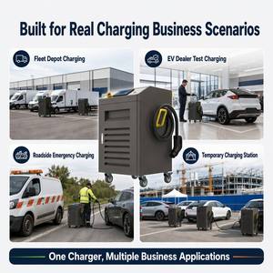 สถานีชาร์จรถยนต์ไฟฟ้าแบบพกพา EONDRIVE 20kW 30kW 40kW 60kW 80kW ระบบไฟฟ้ากระแสตรง (DC) มาตรฐาน GBT สำหรับใช้งานเชิงพาณิชย์ ใช้สำหรับสถานที่จัดงาน - Product Image 1