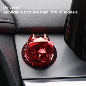 व्यक्तित्व धमकाने कुत्ते कार Accesorios आंतरिक पुश पावर स्विच इंजन इग्निशन सजावट स्टीकर शुरू, बंद करो बटन कवर - Product Image 5