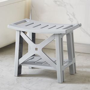 Tabouret de bain pliable en plastique, siège de douche pour salle de bain, toilettes, usage pour personnes âgées - Product Image 3