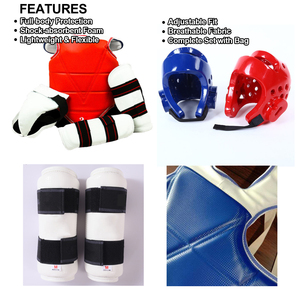 Set Completo de Equipo de Protección para <span class=keywords><strong>Taekwondo</strong></span> y Artes Marciales con <span class=keywords><strong>Casco</strong></span>, Careta y Protector Corporal - Product Image 3