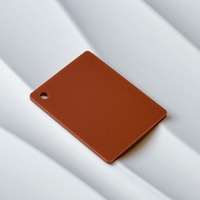 Un côté a givré une feuille acrylique brillante latérale Feuille acrylique de couleurs neutres