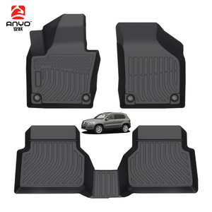 <span class=keywords><strong>Tappetini</strong></span> 3D per Auto Resistenti alle Intemperie, <span class=keywords><strong>Tappetini</strong></span> Antiscivolo per Bagagliaio in TPE per Volkswagen VW <span class=keywords><strong>Tiguan</strong></span> 2009-2017 - Product Image 3