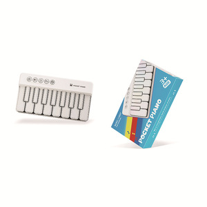 Wholesale 15 Keys Portable Electronic Piano Keyboard Mini Pocket Piano With Colorful Light Musical <b>Instrument</b> Toy For Kids - Product Image 4