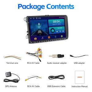 Autoradio Android 2DIN avec GPS intégré, amplificateur DSP, écran RGB pour VW Passat, 9 pouces - Product Image 6