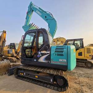 Подержанный мини-экскаватор Kobelco SK75SR-8 премиум-класса, рабочий вес 7200 кг, 75 л.с., по доступным ценам - Product Image 1