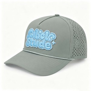Custom Snapback <b>Cap</b> 100% Polyester 5 Panel <b>Flat</b> Brim Unstructured Snapback Hat - Product Image 1