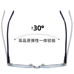 Monture de lunettes carrée anti-lumière bleue 87294, monture complète unisexe, verres en acétate, protection contre la lumière bleue, origine Taizhou - Product Image 4