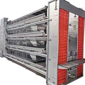 Новое крупное оборудование для производства яиц и цыплят, клетка для бройлеров, зашифрованная утолщенная, полностью автоматическая, высокопроизводительная стальная куриная ферма - Product Image 4