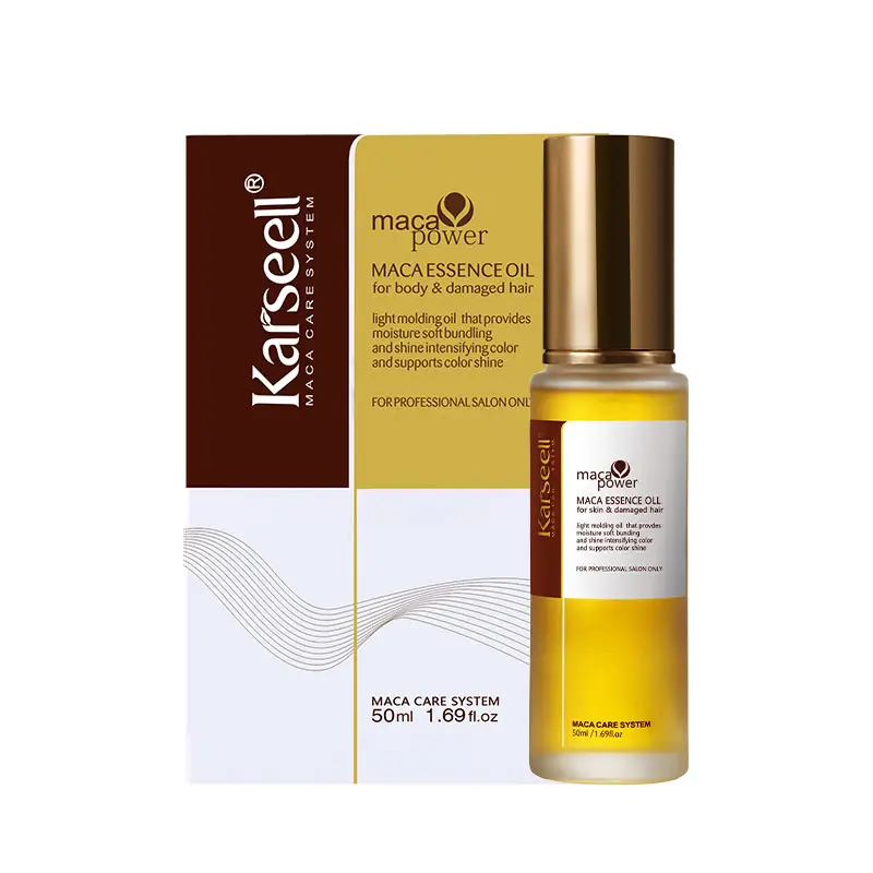 Karseell Maca Oil 2024 Best Hair Products Scapl Care Argan Oil Vitamin Essence Promote Hair Growth Nourishes Hair Oil