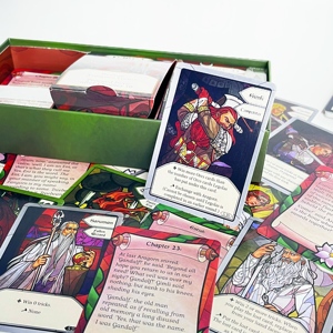 Juego de Mesa Las Dos Torres, <span class=keywords><strong>Truco</strong></span> de Estrategia, Impresión Personalizada al por Mayor, Juego de <span class=keywords><strong>Cartas</strong></span> para Regalo de Fiestas, Desafío de Estrategia - Product Image 5