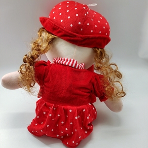 Jouet de poupée de chiffon en tissu de Noël personnalisé <span class=keywords><strong>pour</strong></span> les tout-petits, adorable, modèle de <span class=keywords><strong>dessin</strong></span> <span class=keywords><strong>animé</strong></span> doux <span class=keywords><strong>pour</strong></span> bébé, cadeau <span class=keywords><strong>pour</strong></span> filles - Product Image 2