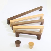 Poignée de Meuble Nordique en Bois, Bouton de Porte d'Armoire et Poignée, Poignées de Tiroir de Cuisine, Poignées de Porte de Garde-robe pour Quincaillerie de Meuble