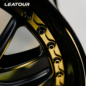 LEATOUR 2 pièces 19 20 21 22 24 26 pouces 5*114.3 5*120 Jantes forgées noires brillantes de luxe 458 990 pour RS3 RS4 Classe G <span class=keywords><strong>Maclaren</strong></span> 570 - Product Image 2