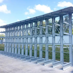 Étagère à cantilever avec toit, personnalisable, réglable, protection contre la corrosion, pour entrepôt, stockage de tuyaux/câbles - Product Image 5