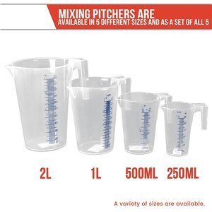 BPA free 2 lít rõ ràng đo bình 2000 ml nhựa đo ly với xử lý - Product Image 6