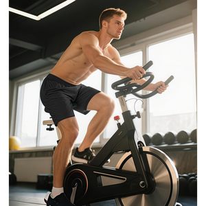 Pantalones cortos para correr 2 en 1 para hombre FOXA, de secado rápido, de 5 pulgadas, con bolsillos para entrenamiento en el gimnasio - Product Image 3