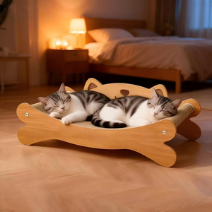 Rascador para Gatos de Papel Corrugado Multicapa de Alta Densidad, Nido Integrado Resistente al Desgaste y a los Arañazos, Sofá Reclinable para Gatos - Product Image 4