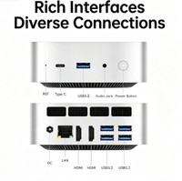 Mini PC Empresarial y de Oficina TOPC con AMD R7-7840HS de Ocho Núcleos a 5.2 GHz, USB 3.2 x5 y GPU R7 780M en Carcasa Portátil