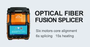 AI-9 Fusions maschine Signal feuer AI9 AI6C Sechs Motoren 5S Mehrsprachiger automatischer Glasfaser-Fusions spleißer