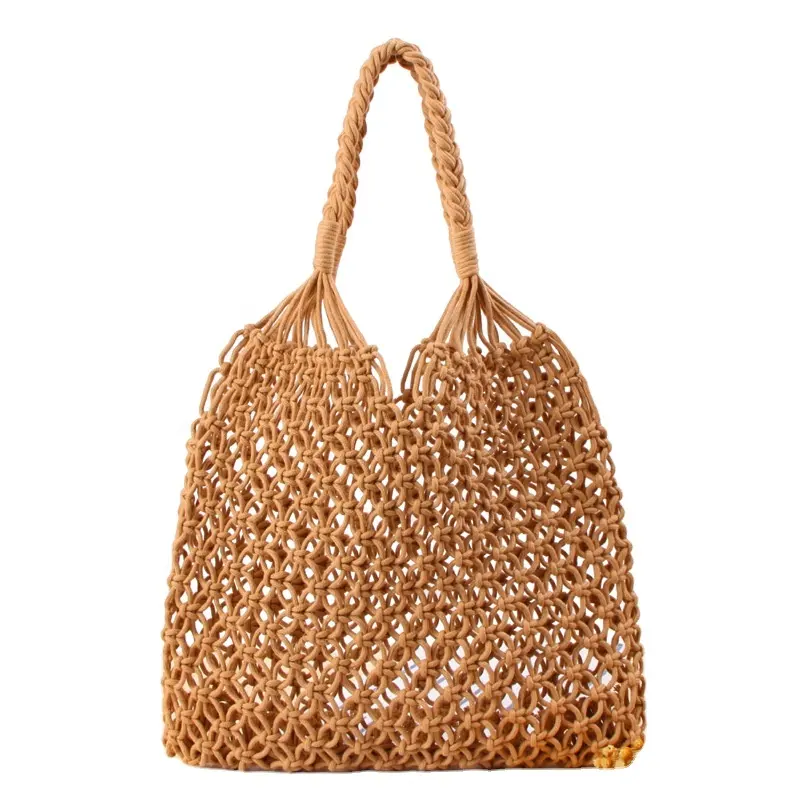 Соломенная Сумка ручной работы для путешествий, пляжная сумка для рыбалки, плетеная пляжная сумка для покупок для женщин