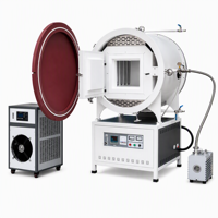 Tungku Perlakuan Panas Vakum Kompak 1200 ℃   Desain Benchtop Kontrol PID yang Dapat Diprogram untuk Penelitian Universitas