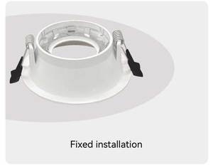 โครงอะลูมิเนียมสำหรับไฟดาวน์ไลท์ LED GU10 GU5.3 ขนาด 75 มม. แบบฝัง สำหรับติดตั้งไฟสปอตไลท์ IP20 สำหรับบ้านและสำนักงาน - Product Image 3