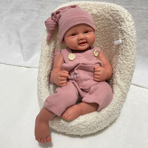 <span class=keywords><strong>40cm</strong></span> Rebirth Preemie Full Body Silicone Newborn Baby Painted Doll Lifelike Feel <span class=keywords><strong>Reborn</strong></span> Girl Surprise Children Anti-Stress Gift - Product Image 1