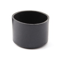 Couvre-jambe de chaise en caoutchouc plastique noir Pieds de table Conseils Caps Protecteur de jambe de sol de meubles