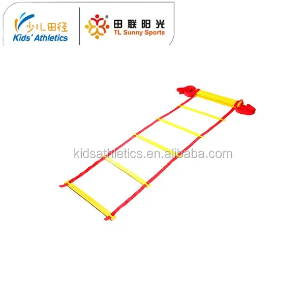 Equipo deportivo para la escuela, escalera de velocidad de PVC para entrenamiento de fútbol