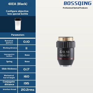 BOSSQING Obiettivo per Microscopio Biologico in Rame Acromatico 195EA con Messa a Fuoco Manuale, Fotocamera IP53 1080p Ottimizzata per Illuminazione LED - Product Image 6