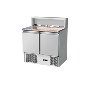 Réfrigérateur <span class=keywords><strong>professionnel</strong></span> en verre debout de refroidisseur de barre de salade du restaurant 400L pour le type de refroidissement d'affichage - Product Image 6